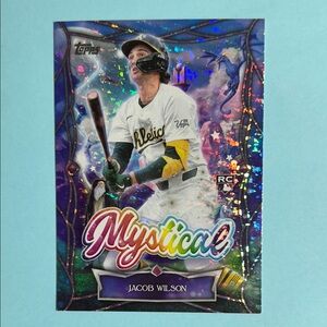 Aβs Jacob Wilson 2025 Topps Mystical RC Card #MYS-6